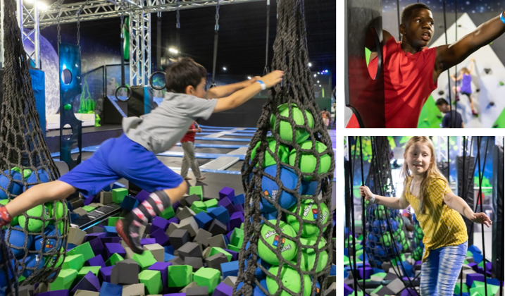 Ninja Warrior Course DEFY Trampoline Parks